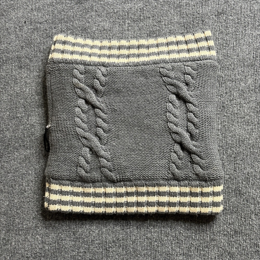 Lululemon Keepin' It Real Grey Cozy Neck Warmer Sherpa Fleece Lining $68